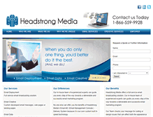 Tablet Screenshot of headstrong-media.com